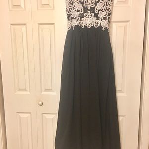 Black & White evening dress